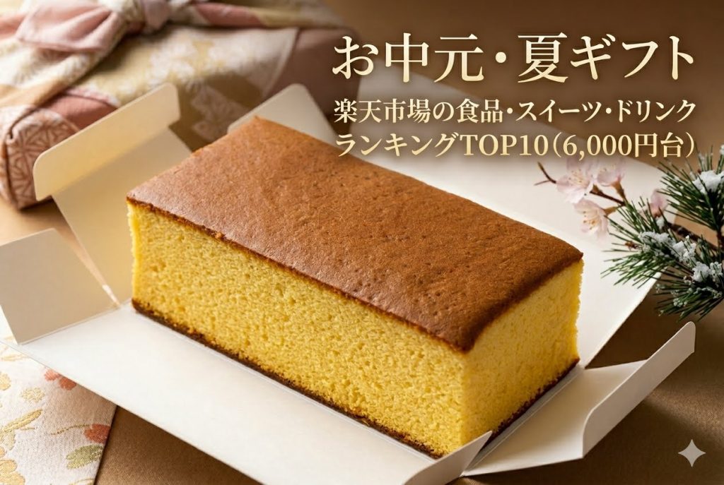 お中元・夏ギフト│楽天市場の食品・スイーツ・ドリンクランキングTOP10（6,000円台）